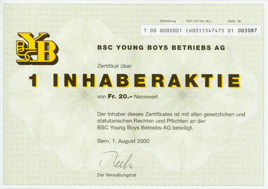 BSC Young Boys Betriebs AG