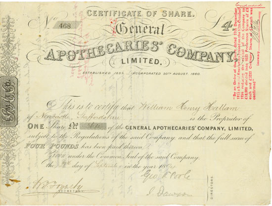 General Apothecaries' Company, Limited
