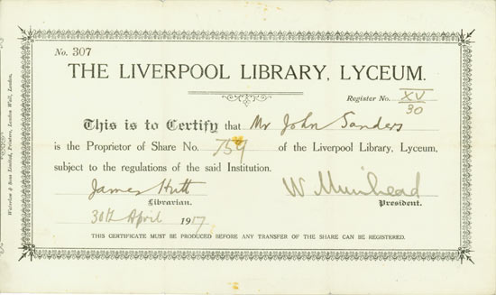 Liverpool Library, Lyceum