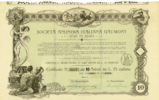 Societá Anonima Italiana Gaumont