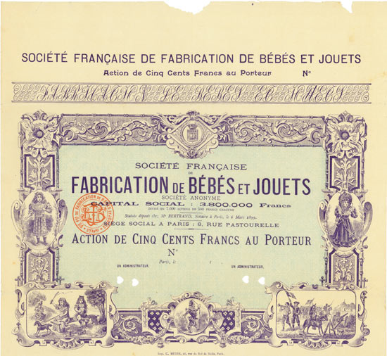 Société Francaise de Fabrication de Bébés et Jouets Société Anonyme