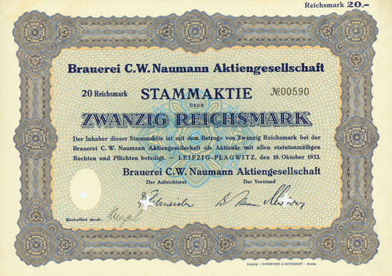 Brauerei C. W. Naumann AG