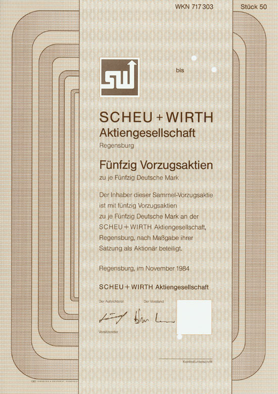Scheu + Wirth AG