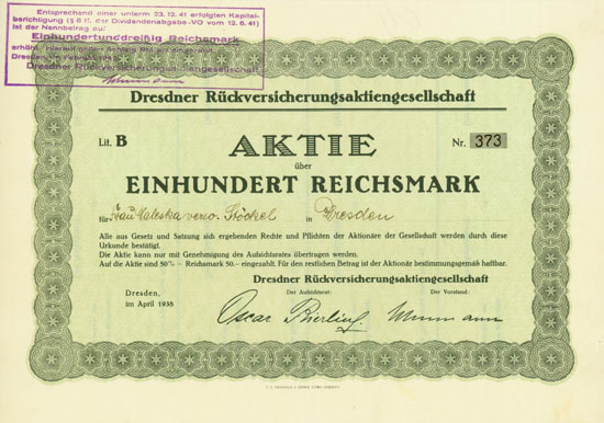 Dresdner Rückversicherungs-AG