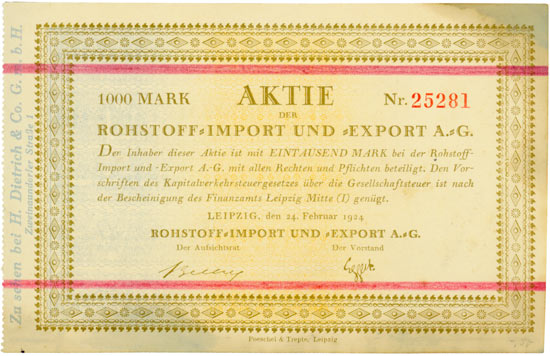 Rohstoff-Import und -Export AG