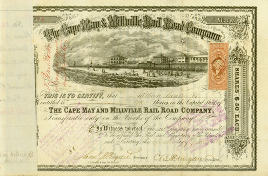 Cape May and Millville Rail Road Company