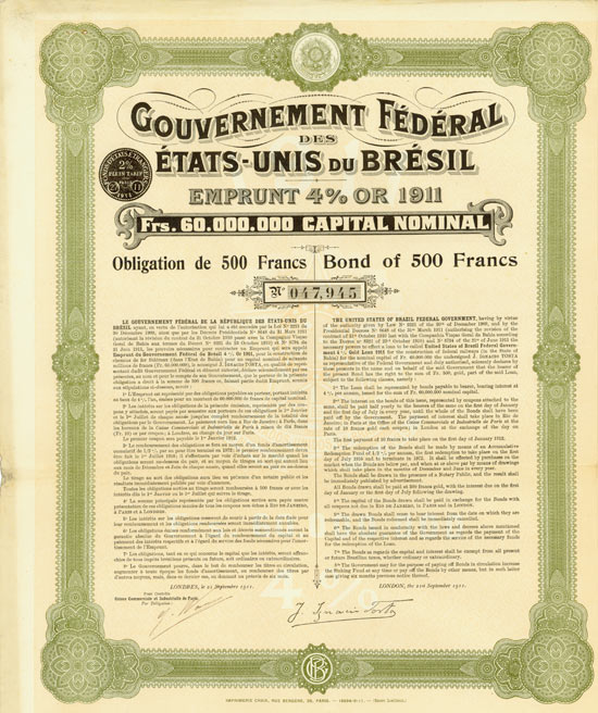 Gouvernement Fédéral des États-Unis du Brésil