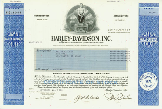 Harley Davidson Inc.