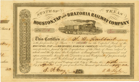 Houston, Tap and Brazoria Railway Company