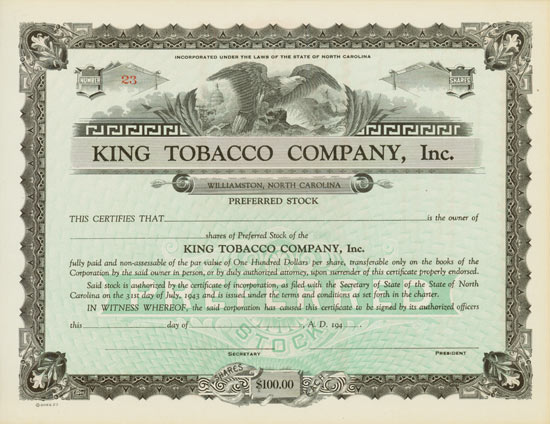 King Tobacco Company, Inc.