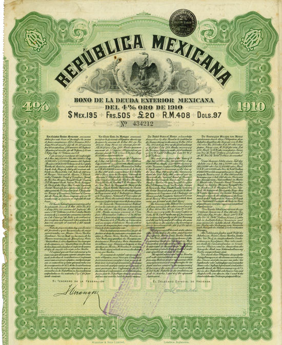 República Mexicana [4 Stück]