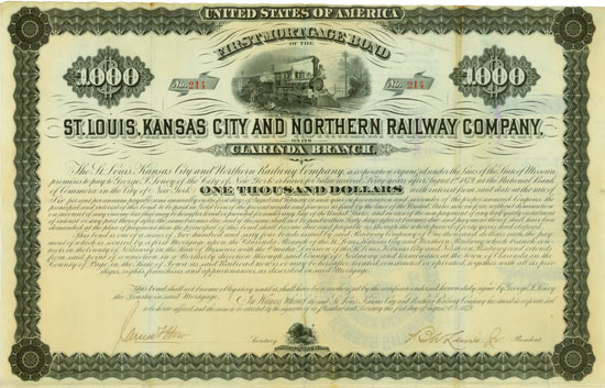 St. Louis, Kansas City and Northern Railway Company