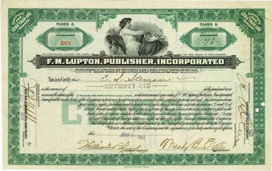 F. M. Lupton, Publisher, Incorporated