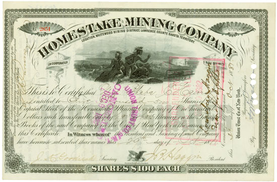 Homestake Mining Company 