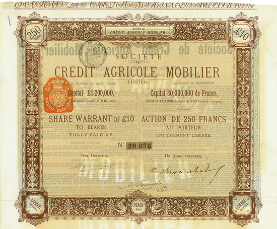 Société de Crédit Agrcole Mobilier (Limited)