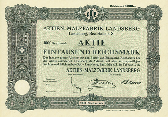 Aktien-Malzfabrik Landsberg