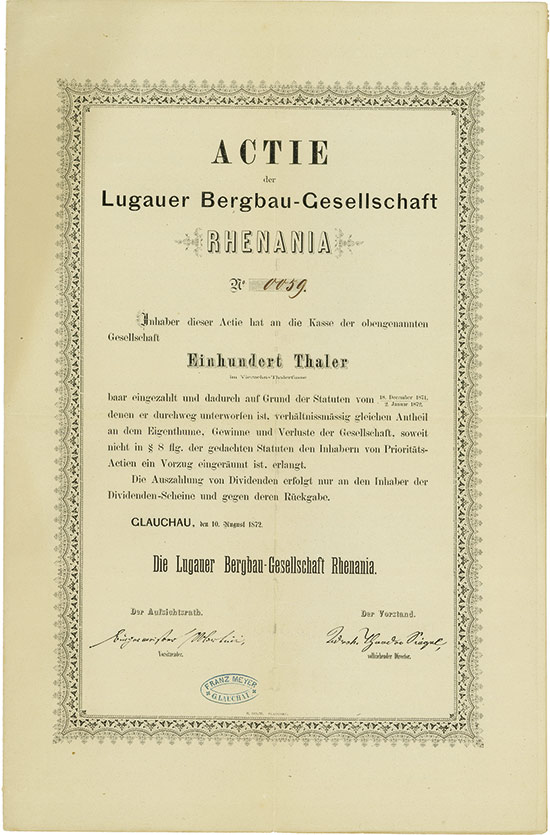 Lugauer Bergbau-Gesellschaft Rhenania