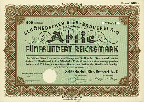 Schönebecker Bier-Brauerei AG