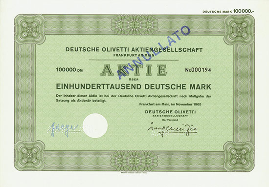 Deutsche Olivetti AG