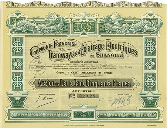 Compagnie Française de Tramways & d'Éclairage Électriques de Shanghai