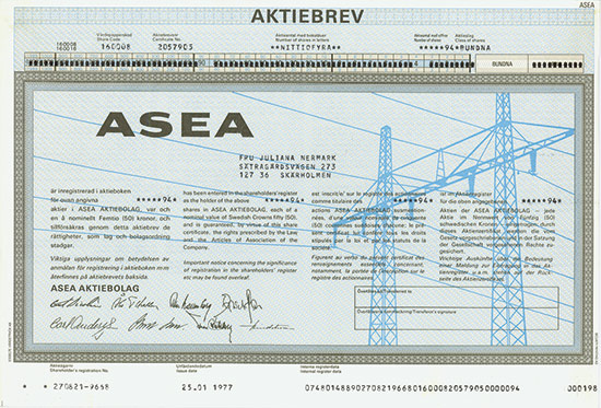 ASEA Aktiebolag