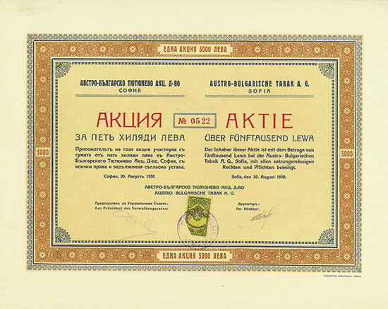 Austro-Bulgarische Tabak A.G.