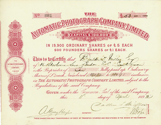 Automatic Photograph Company, Limited