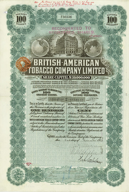 British-American Tobacco Company Limited