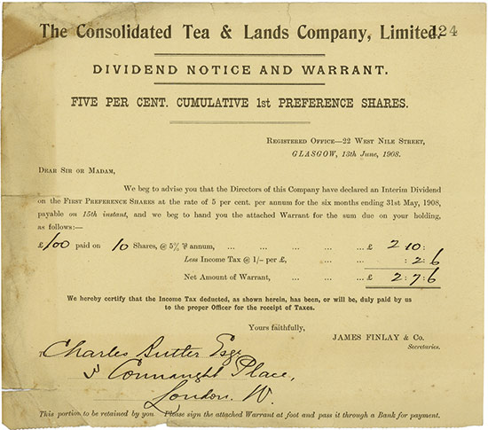 Consolidated Tea & Lands Company, Limited
