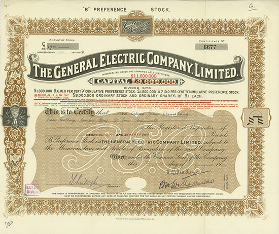 General Electric Company, Limited