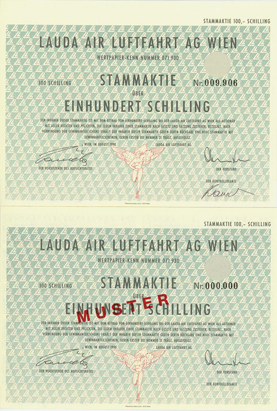 Lauda Air Luftfahrt AG [2 Stück]