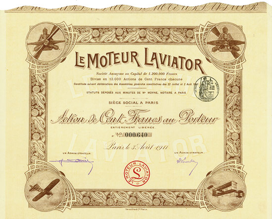 Le Moteur Laviator Société Anonyme