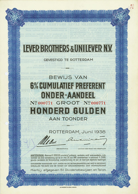 Lever Brothers & Unilever N.V.