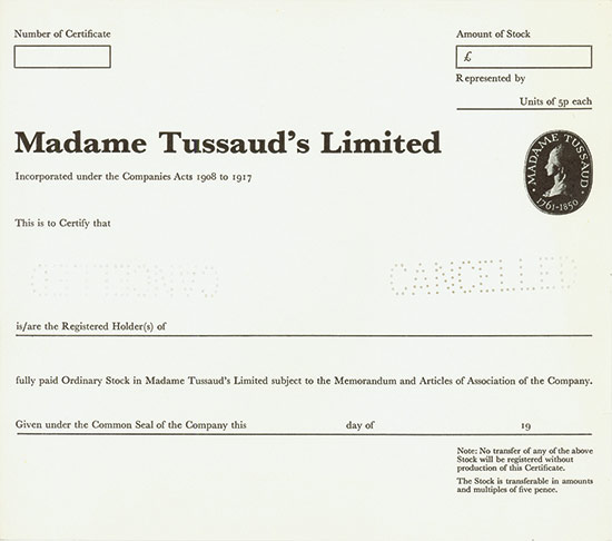 Madame Tussaud's Limited