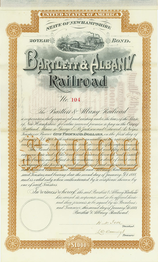 Bartlett & Albany Railroad