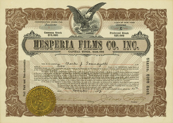 Hesperia Films Co. Inc.