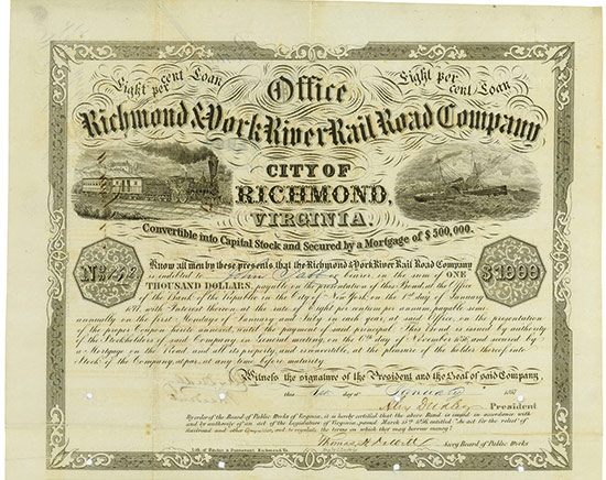 Richmond & York River Rail Road Company