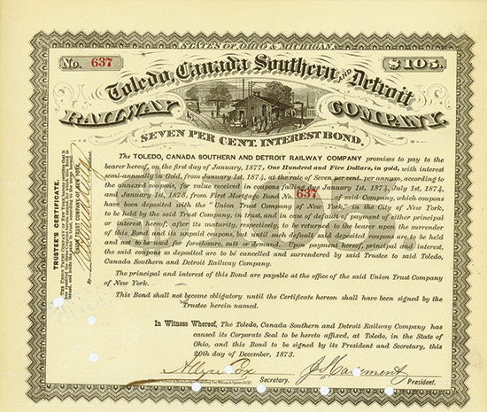 Toledo, Canada Southern and Detroit Railway Company