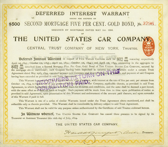 United States Car Company