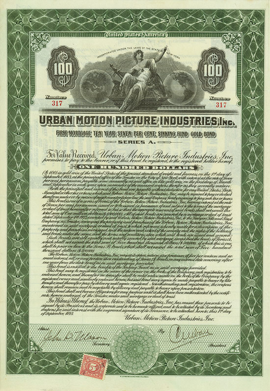 Urban Motion Picture Industries, Inc.