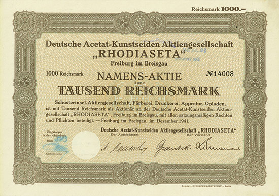 Deutsche Acetat-Kunstseiden AG 