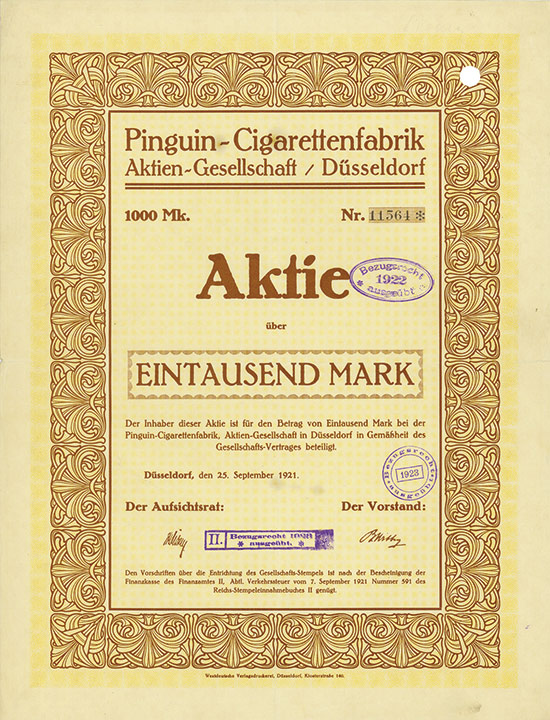 Pinguin-Cigarettenfabrik AG