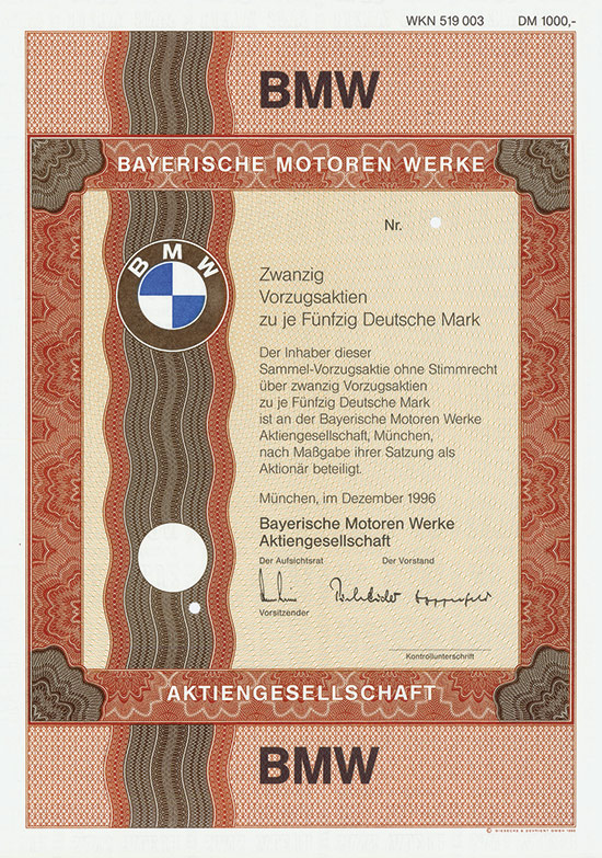 Bayerische Motoren Werke AG