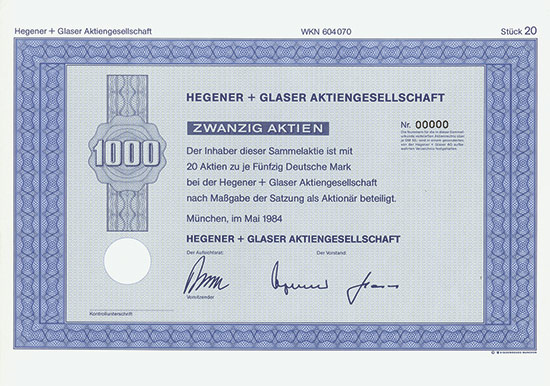 Hegener + Glaser AG