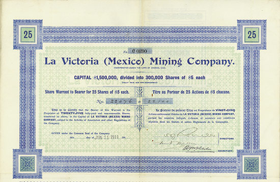 La Victoria (Mexico) Mining Company
