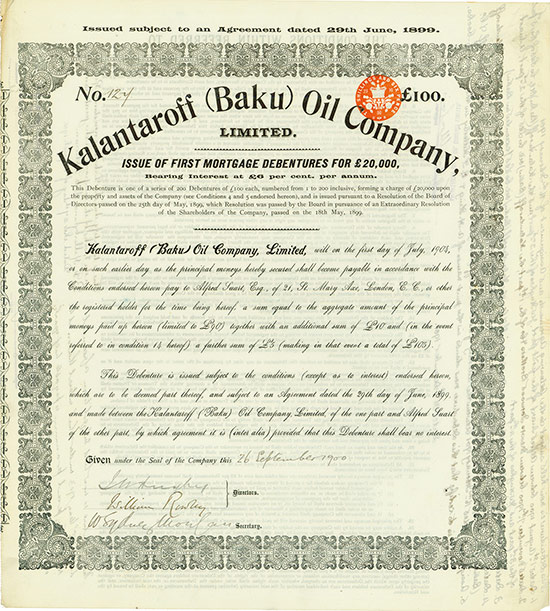 Kalantaroff (Baku) Oil Company, Limited