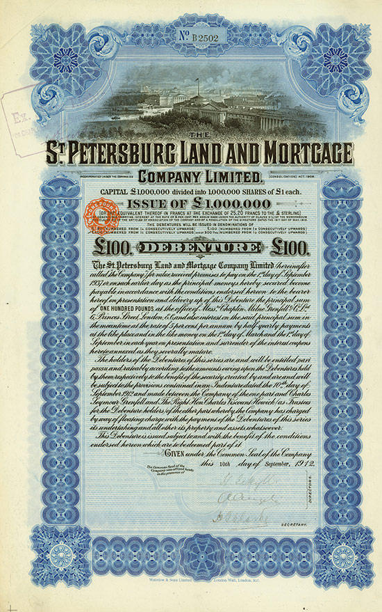 St. Petersburg Land and Mortgage Company Limited [2 Stück]