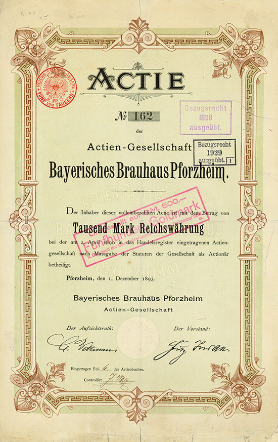 Bayerisches Brauhaus Pforzheim AG