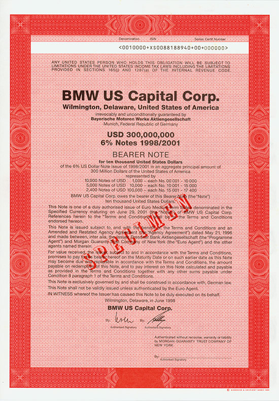BMW US Capital Corp.