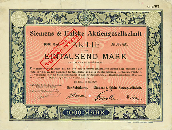 Siemens & Halske AG